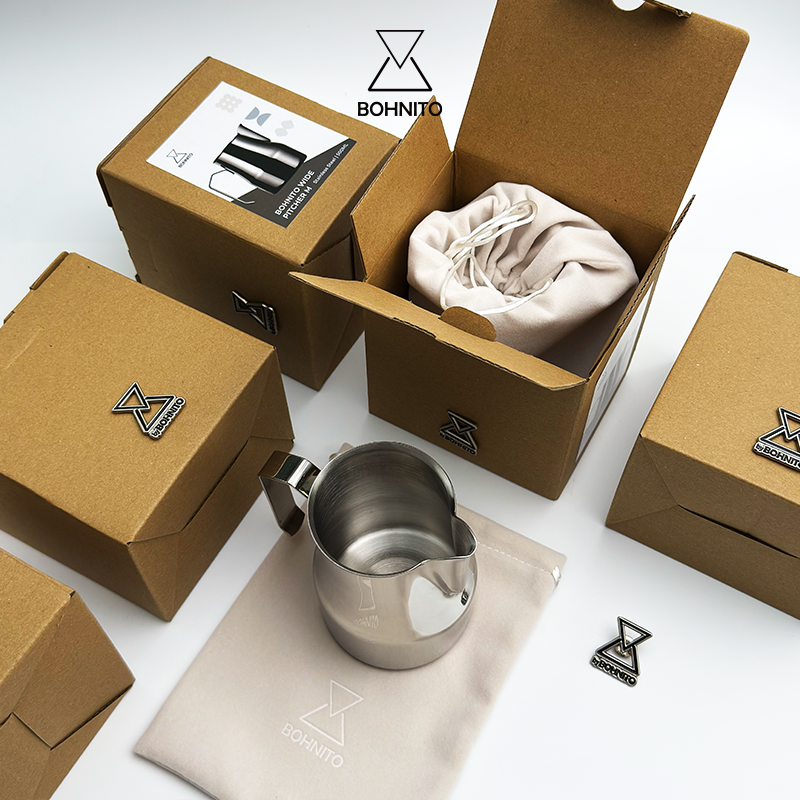 Bohnito Wide Pitcher Stainless Steel - M(500 ml) - Image 5